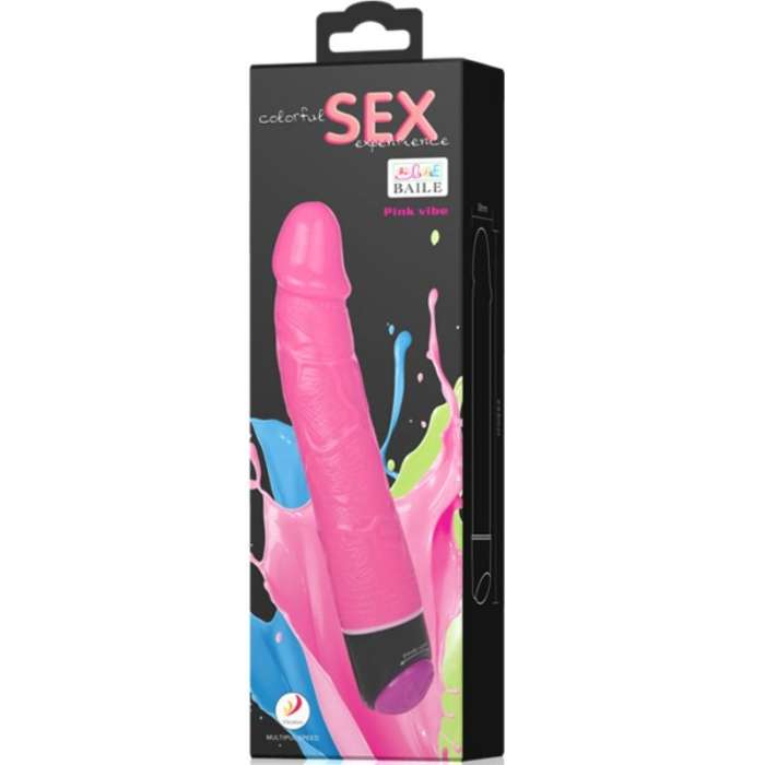 VIBRADOR REALISTICO - 23 CM - ROSA