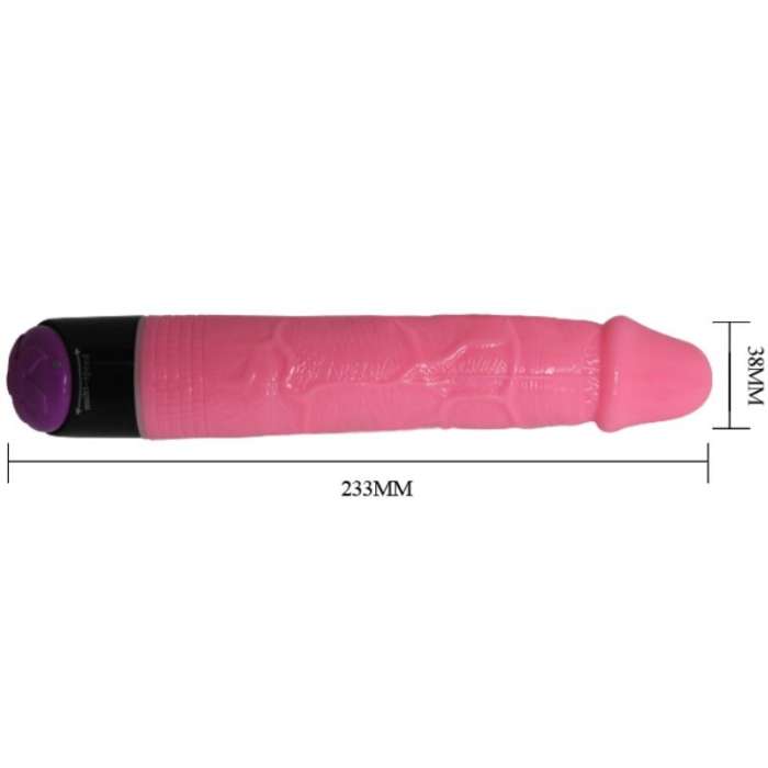 VIBRADOR REALISTICO - 23 CM - ROSA