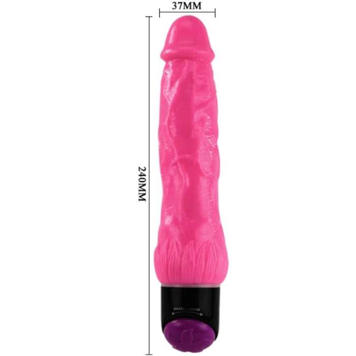 VIBRADOR REALISTICO - 24 CM - ROSA