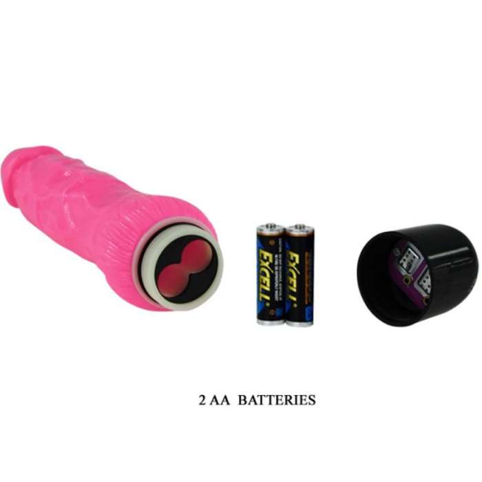VIBRADOR REALISTICO - 24 CM - ROSA