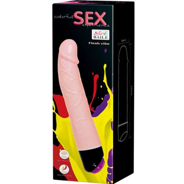 COLORIDO SEXO REALÍSTICO DILDO VIBRAÇÃO E FUNÇÃO DE ROTAÇÃO 24 CM