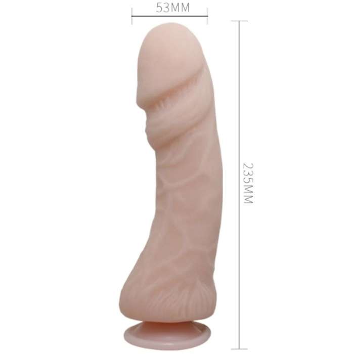 DILDO REALISTICO COM CONTROLO REMOTO - 23,5 CM - BAILE VIBRATORS
