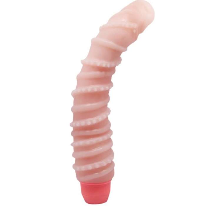 DILDO FLEXIVEL COM ESTIMULAÇAO ESPIRAL, COM VIBRAÇAO E VENTOSA - FLEXI VIBE