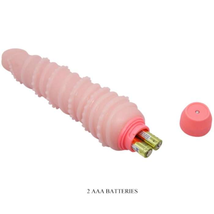 DILDO FLEXIVEL COM ESTIMULAÇAO ESPIRAL, COM VIBRAÇAO E VENTOSA - FLEXI VIBE