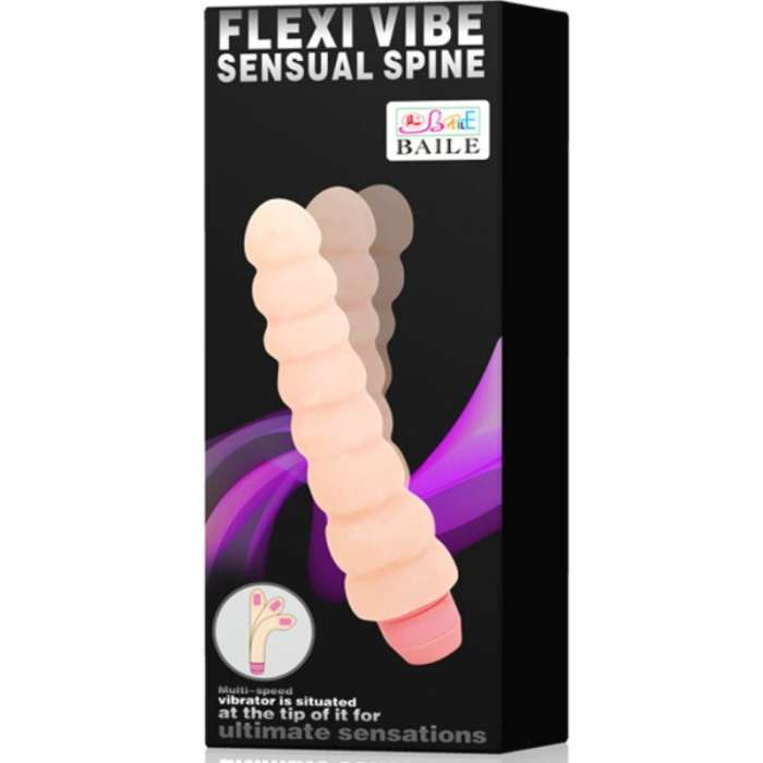 VIBRADOR SPINE FLEXIVEL 19 CM
