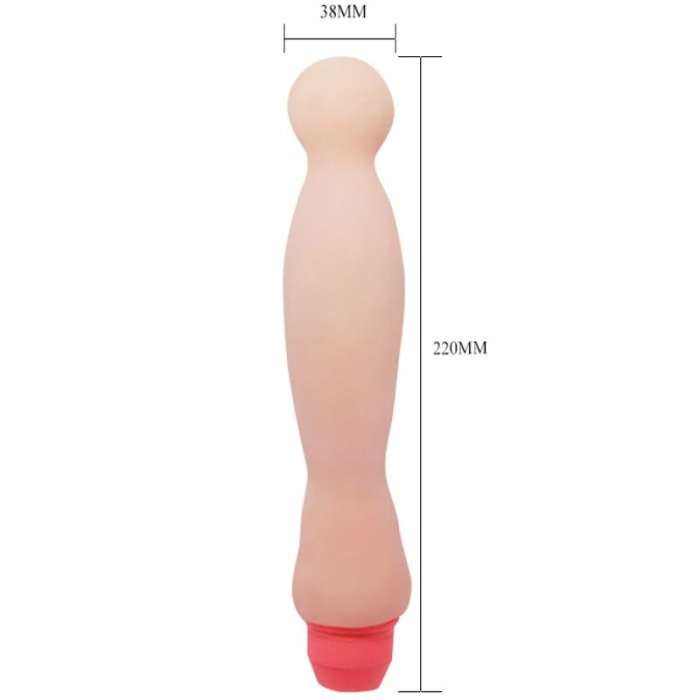 VIBRADOR PONTO G/ ESTIMULADOR DE PROSTATA - FLEXI VIBE SENSUAL SPINE  22 CM
