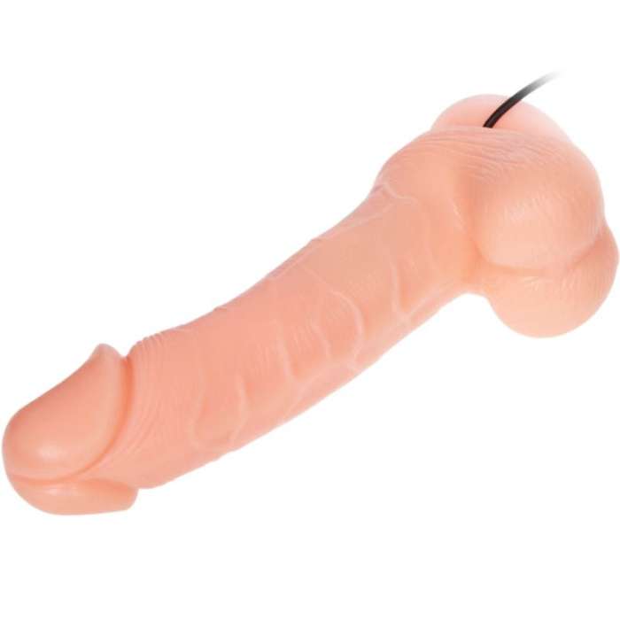 DILDO REALISTICO COM FUNÇÃO DE ROTAÇÃO E VIBRAÇÃO - 20 CM