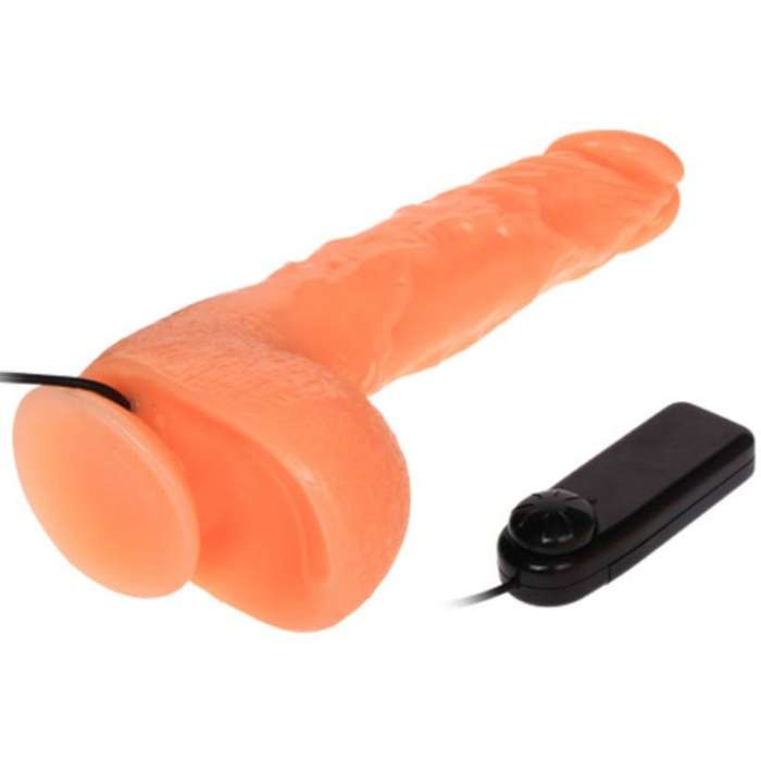 DILDO COM VIBRAÇÃO E CONTROLO REMOTO - 25 CM