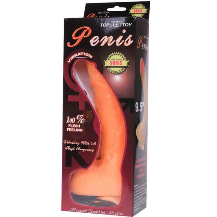DILDO COM VIBRAÇÃO E CONTROLO REMOTO - 25 CM