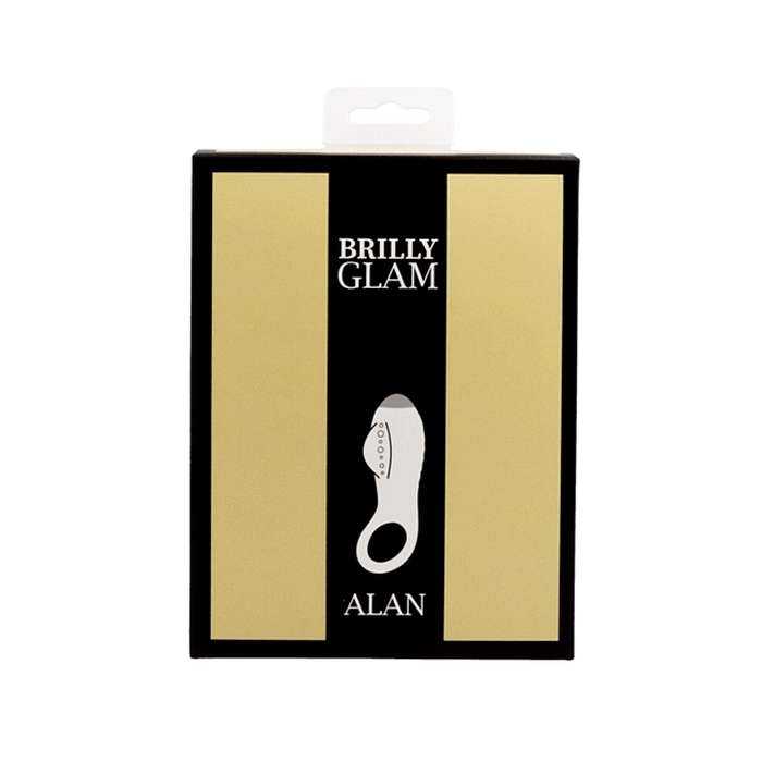 ANEL PARA PÉNIS COM VIBRACAO - BRILLY GLAM