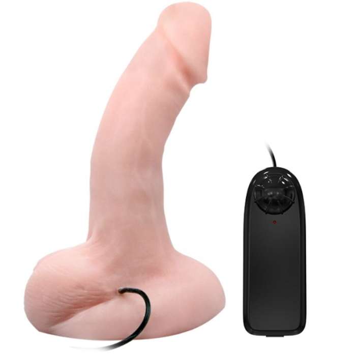 DILDO DE VIBRAÇÃO E ROTAÇÃO COM CONTROLO REMOTO - 22 CM
