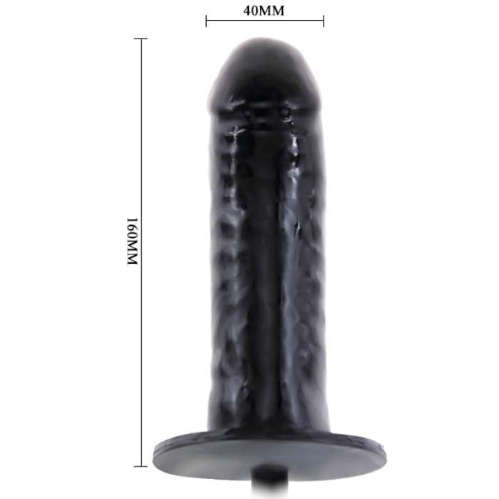 DILDO INFLÁVEL DE LATEX - 16 CM - BAILE STIMULATING