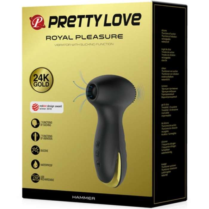 PRETTY LOVE - HAMMER - VIBRAÇÃO E SUCÇÃO