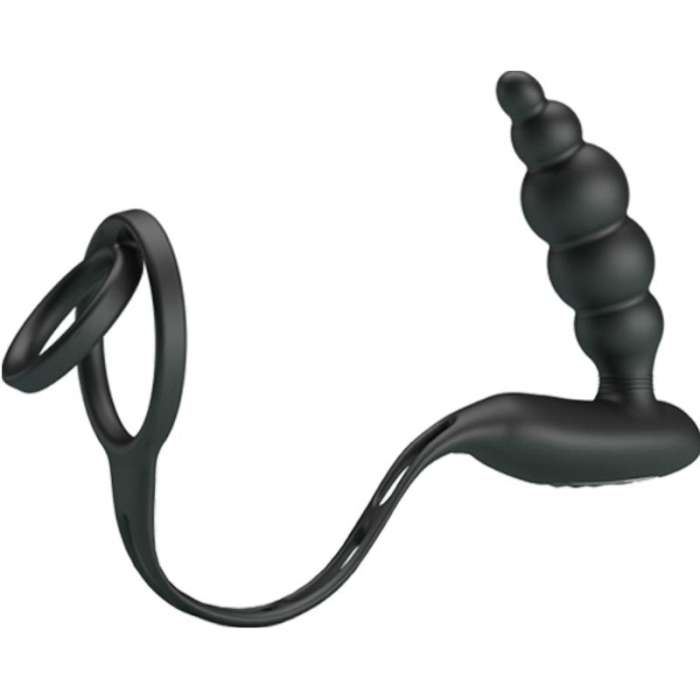 ANEL PARA PÉNIS COM PLUG ANAL - PRETTY LOVE BOTTOM