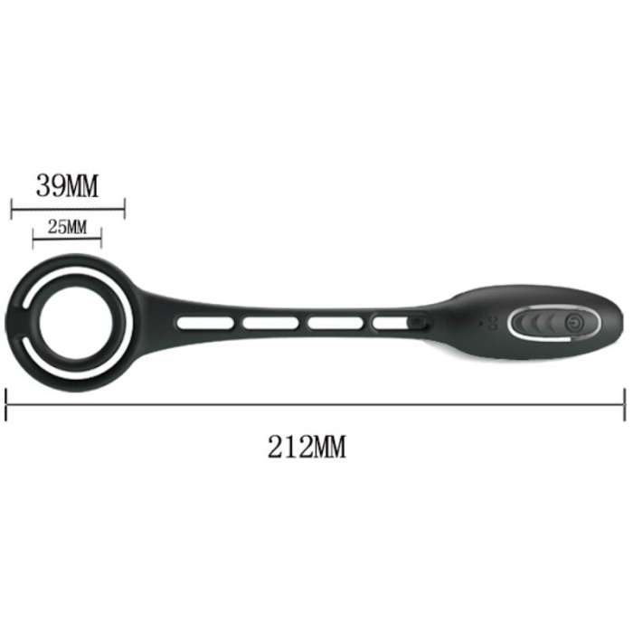 ANEL PARA PÉNIS COM PLUG ANAL - PRETTY LOVE BOTTOM