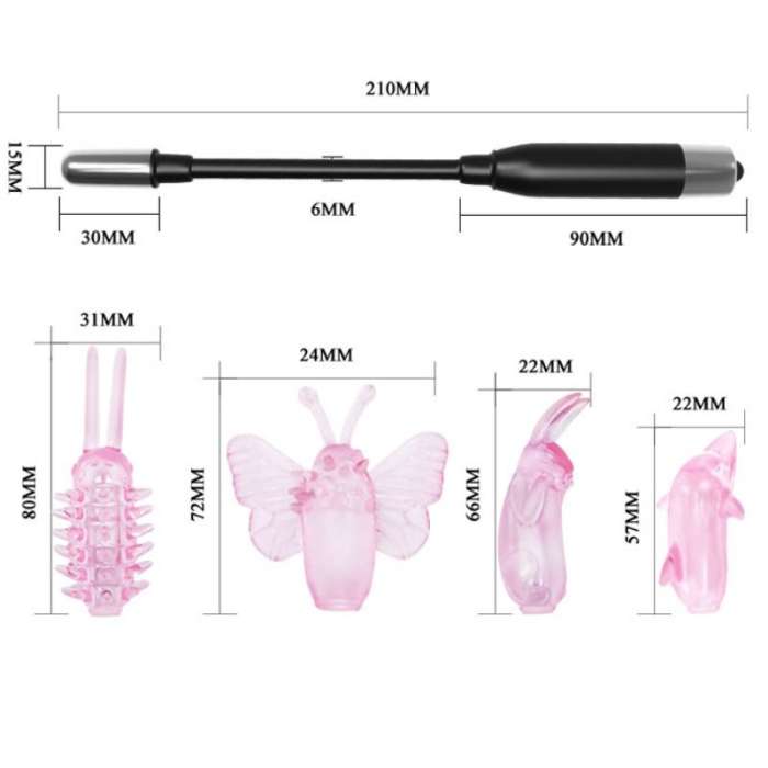 VARINHA FLEXIVEL COM VIBRAÇÃO - WIZARD MAGIC WAND