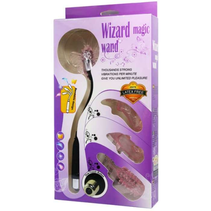 VARINHA FLEXIVEL COM VIBRAÇÃO - WIZARD MAGIC WAND