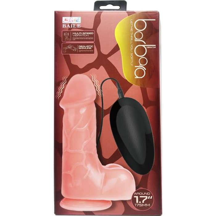 DILDO REALÍSTICO COM VIBRAÇÃO E VENTOSA - BARBARA
