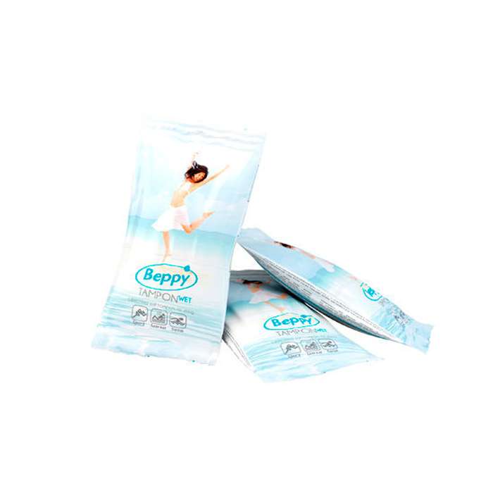 TAMPÕES HIGIÉNICOS - BEPPY SOFT COMFORT TAMPONS WET 8 UNITS