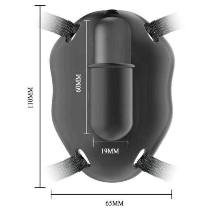 ARNÊS COM BALA VIBRATÓRIA SMART