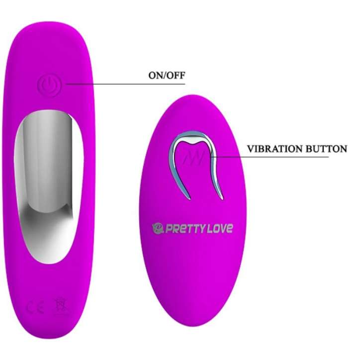 ESTIMULADOR DUPLO COM VIBRAÇÃO - PRETTY LOVE-