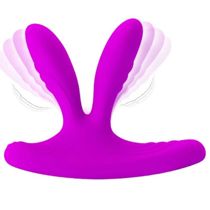 ESTIMULADOR DUPLO COM VIBRAÇÃO - PRETTY LOVE-