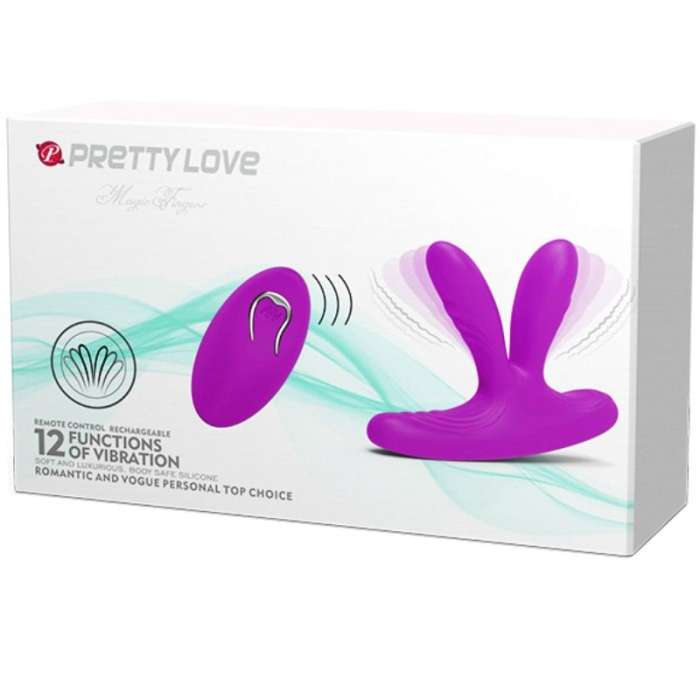 ESTIMULADOR DUPLO COM VIBRAÇÃO - PRETTY LOVE-