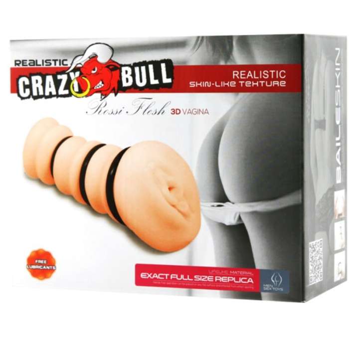 CRAZY BULL - MANGA MASTURBANDO COM ANÉIS - MODELO 2 DE VAGINA