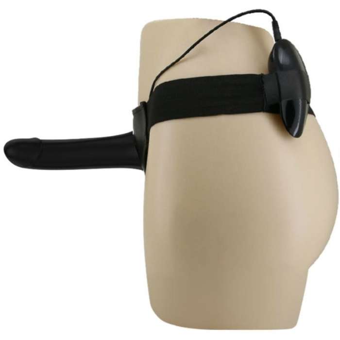 ARNES COM DILDO COM VIBRAÇAO E CONTROLE REMOTO - PRETTY LOVE