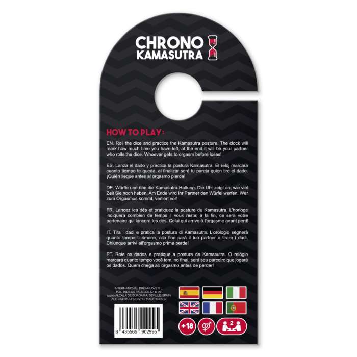 JOGO EROTICO -  PLAY CHRONO KAMASUTRA ES / PT / DE / FR / IT / EN