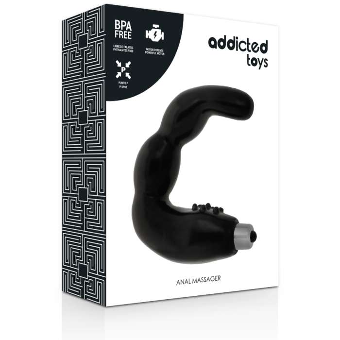 MASSAGEADOR PROSTATICO COM VIBRAÇÃO - ADDICTED TOYS