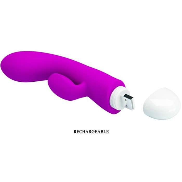 VIBRADOR PONTO G E ESTIMULADOR DE CLITORIS - PRETTY LOVE SMART ELI