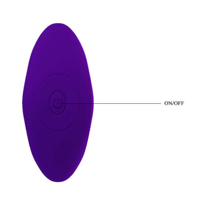 PRETTY LOVE PLUG COM VIBRADOR ANAL - LILAS