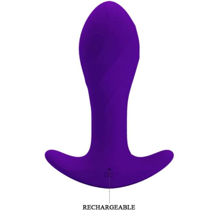 PRETTY LOVE PLUG COM VIBRADOR ANAL - LILAS