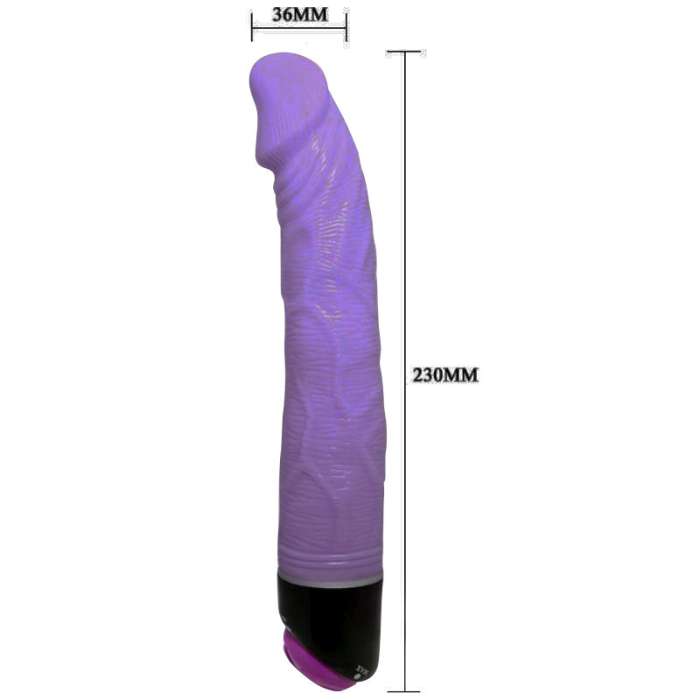BAILE ADOUR CLUB REALISTIC VIBRATOR ROXO