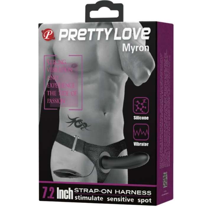 ARNES COM DILDO COM VIBRAÇAO - PRETTY LOVE