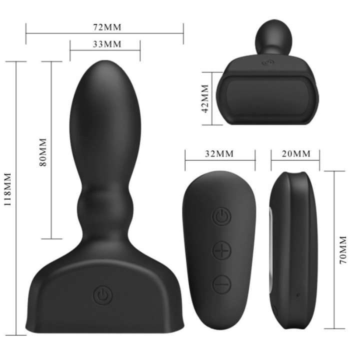 PLUG ANAL COM VIBRAÇAO