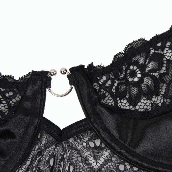 SUBBLIME CORSET E CORREIA PRETA L / XL
