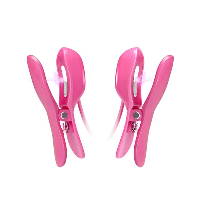 ONDA ROMÂNTICA VIBRANTE E CHOQUE ELÉTRICO BICOS DE BICO FUCHSIA