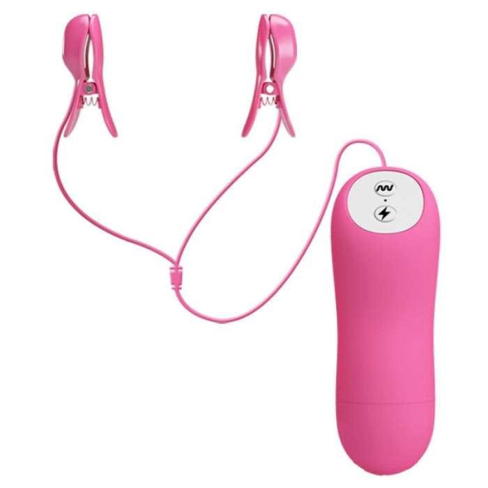 ONDA ROMÂNTICA VIBRANTE E CHOQUE ELÉTRICO BICOS DE BICO FUCHSIA
