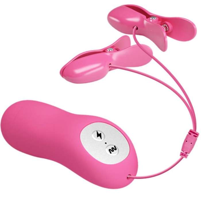 ONDA ROMÂNTICA VIBRANTE E CHOQUE ELÉTRICO BICOS DE BICO FUCHSIA
