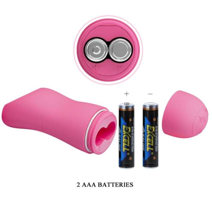 ONDA ROMÂNTICA VIBRANTE E CHOQUE ELÉTRICO BICOS DE BICO FUCHSIA