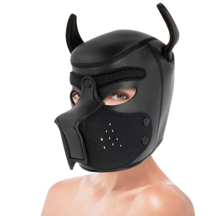 DARKNESS NEOPRENE DOG HOOD COM CANO MUZZLE M REMOVÍVEL