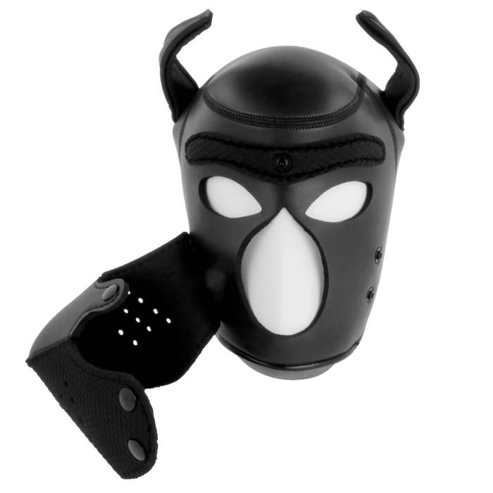 DARKNESS NEOPRENE DOG HOOD COM CANO MUZZLE M REMOVÍVEL