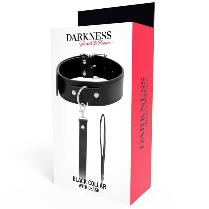 COLEIRA COM TRELA - DARKNESS