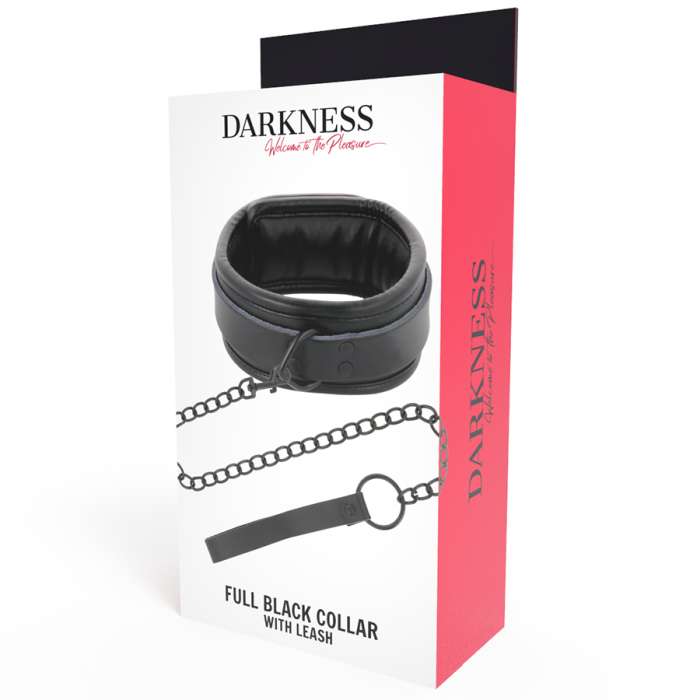 COLEIRA COM TRELA - DARKNESS