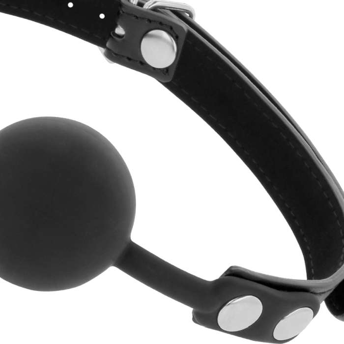 ESFERA DARKNESS BOLA SILICONE GAG PRETO