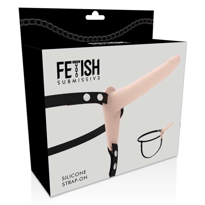FETISH SUBMISSIVE ARNÉS SILICONA FLESH 15CM