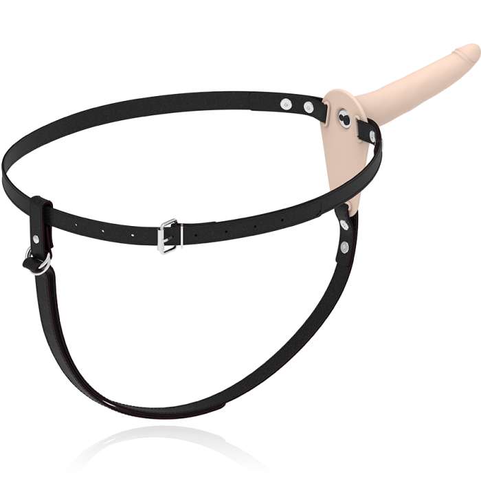 ARNÊS COM DILDO E VIBRAÇÃO - FETISH SUBMISSIVE 15CM