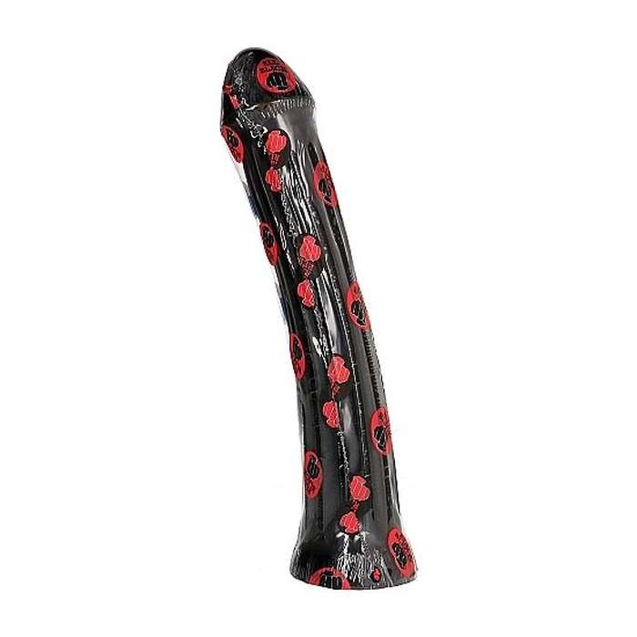 DILDO REALISTICO - ALL BLACK  31CM